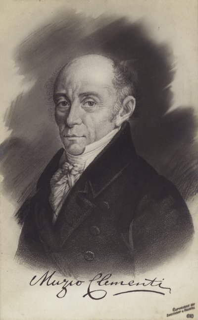 Murzo Clementi olasz zeneszerző, zongoraművész, karmester, zenei kiadó és zongoragyáros (1752-1832) alkotó: Italian School