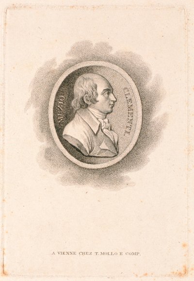 Muzio Clementi (1752-1832) (mezzotint) alkotó: Italian School