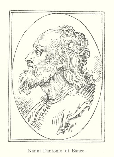 Nanni Dantonio di Banco (metszet) alkotó: Italian School