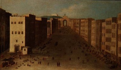 Nápolyi utcai jelenet alkotó: Italian School