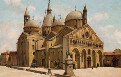 Padova / Padova: Antal bazilika (kromolito). alkotó: Italian School