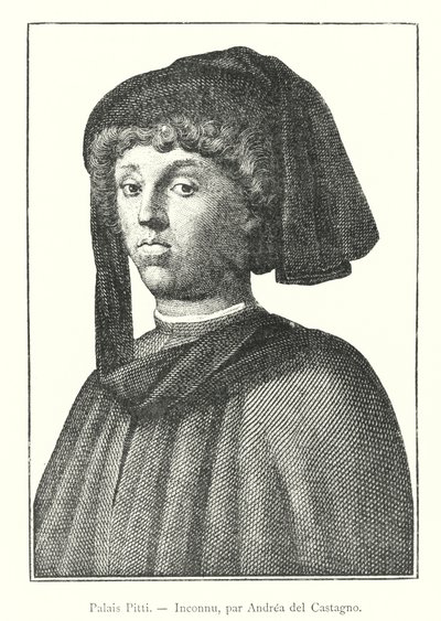 Palais Pitti, Inconnu / Andrea del Castagno (metszet) alkotó: Italian School