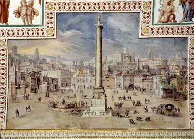 Piazza Colonna, Róma alkotó: Italian School