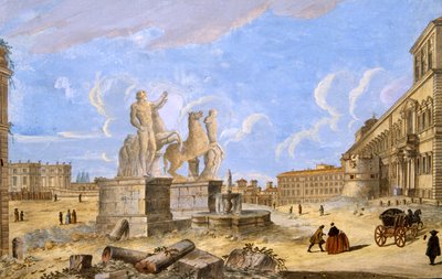 Monte Cavallo tér alkotó: Italian School