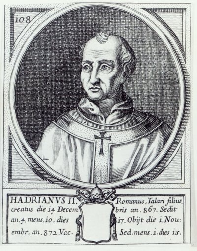 Hadrianus pápa II alkotó: Italian School