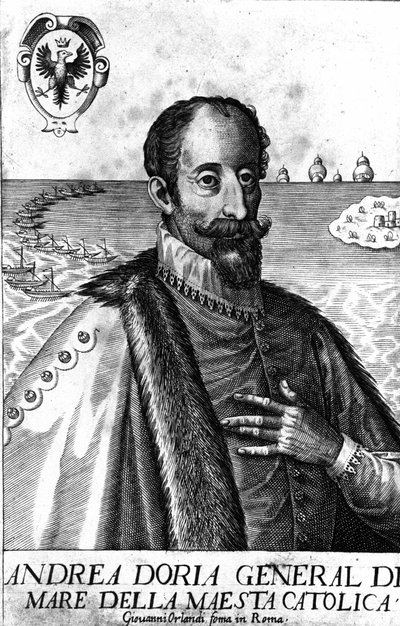 Andrea Doria (1466-1560) olasz warman portréja. alkotó: Italian School