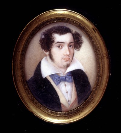 Ciro Menotti (1798 - 1831) portréja. Risorgimento Múzeum. Milánó alkotó: Italian School