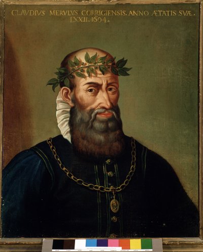 Claudio Merulo (Merlotti, Merulus) (1533-1604) olasz zeneszerző portréja, XVII. század. alkotó: Italian School