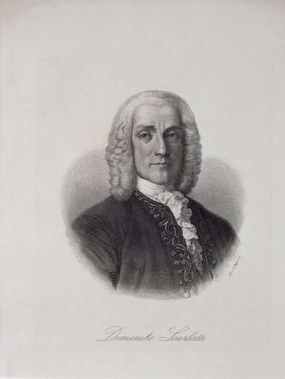 Domenico Scarlatti (1686-1757) portréja alkotó: Italian School