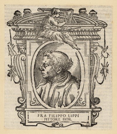 Filippo Lippi, a Quattrocento firenzei olasz festőjének portréja (15. század), 1406-1469 körül alkotó: Italian School