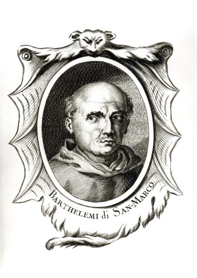 Fra portréja. Bartolomeo di San Marco alkotó: Italian School
