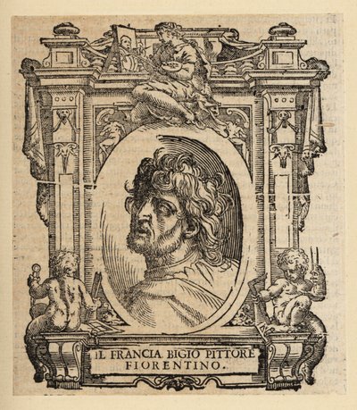 Franciabigio, a firenzei reneszánsz olasz festőjének portréja alkotó: Italian School