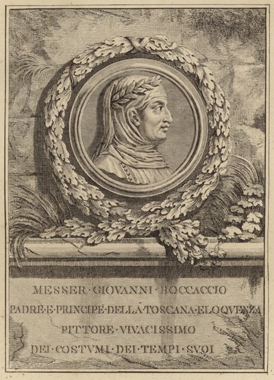 Giovanni Boccaccio portréja alkotó: Italian School