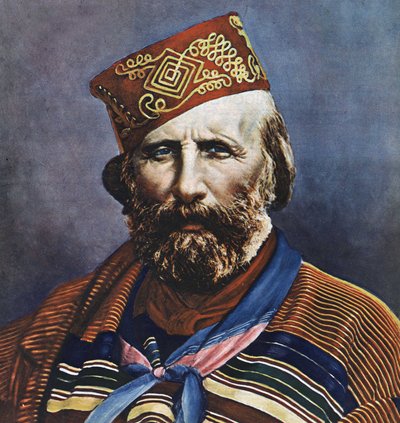 Giuseppe Garibaldi (1807-1882) olasz politikus portréja. alkotó: Italian School