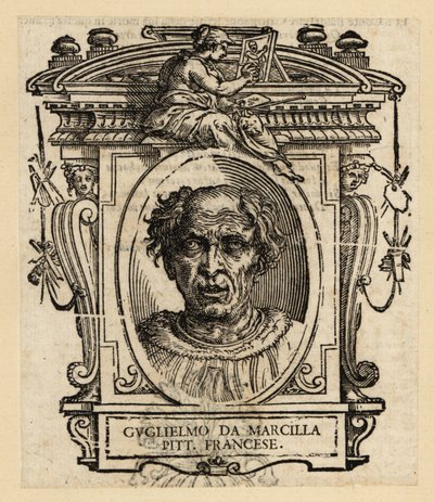 Guillaume de Marcillat francia festő és üvegfestő portréja, 1470-1529 körül alkotó: Italian School