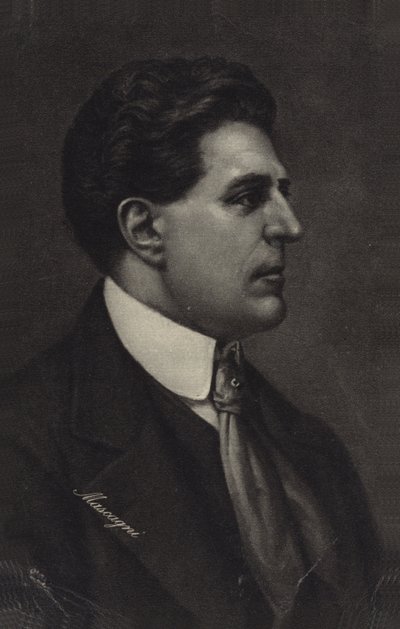 Pietro Mascagni portréja alkotó: Italian School
