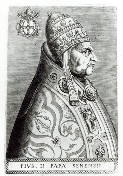 Pius pápa portréja alkotó: Italian School