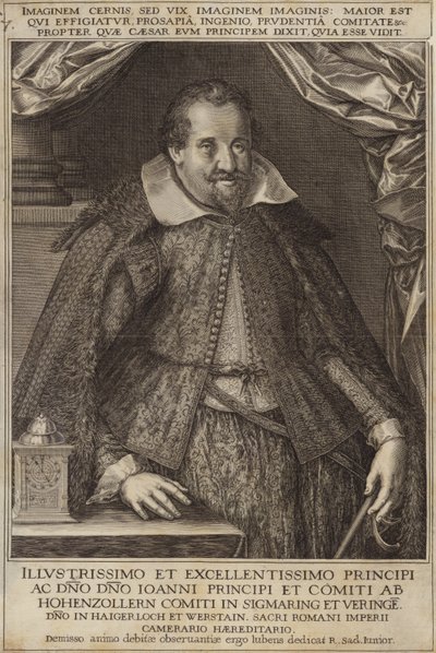 János Hohenzollern-Sigmaringen herceg portréja alkotó: Italian School