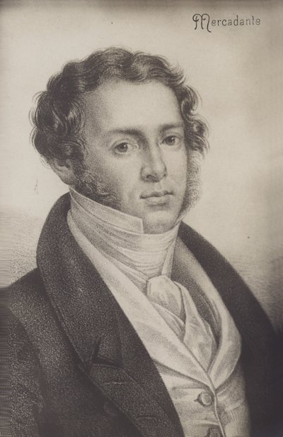 Saverio Mercadante portréja alkotó: Italian School