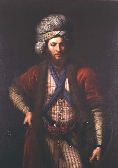 Egy magyar harcos portréja, Firenzei Iskola, 1650 körül alkotó: Italian School