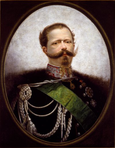 Vittorio Emanuele olasz király portréja (Victor Emmanuel) (Victor-Emmanuel) (1820-1870) Névtelen festmény. 19. század Magángyűjtemény - II. Viktor Emanuel (Vittorio Emanuel II) (1820-1870) olasz király portréja. Névtelen festmény alkotó: Italian School