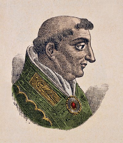 IV. Benoit pápa portréja (benedetto, Benedict vagy Benedictus) (900-903) alkotó: Italian School