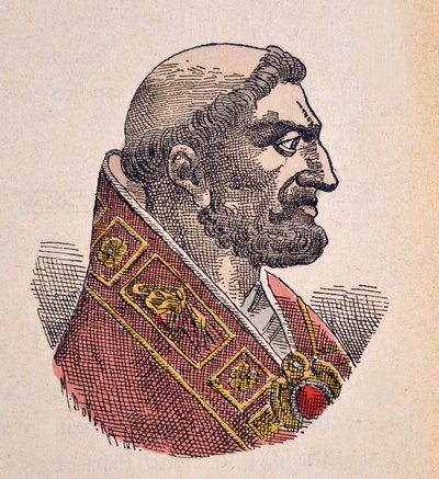 V. Bonifác pápa portréja (Bonifacius vagy Bonifacio) (619-625) alkotó: Italian School