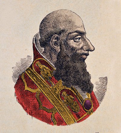 IV. Etienne pápa (István, Stefano vagy Stephanus) portréja (885-891) alkotó: Italian School