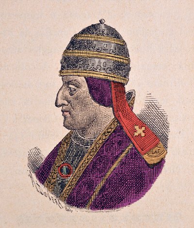 IV. Jenő pápa portréja (Eugenio, Eugenius) (1431-1447) alkotó: Italian School