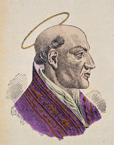 János pápa portréja (I. Giovanni, János, Ioannes) (523-526) alkotó: Italian School