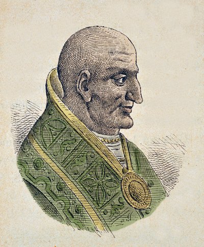 János pápa (Giovanni vagy Ioannes) portréja (705-707) alkotó: Italian School