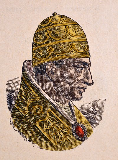 X. János pápa portréja (Giovanni, Ioannes) (914-928) alkotó: Italian School