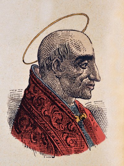Marcellin pápa portréja (Marcellinus vagy Marcellinus) (296-304) alkotó: Italian School