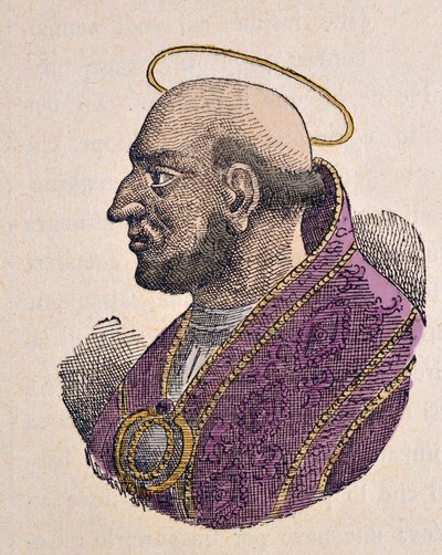 Martin Ier pápa (I. Márton vagy Martino) portréja (649-655) alkotó: Italian School