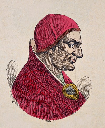 Sabinien (Sabinian vagy Sabiniano vagy Sabinianus) pápa portréja (604-606) alkotó: Italian School