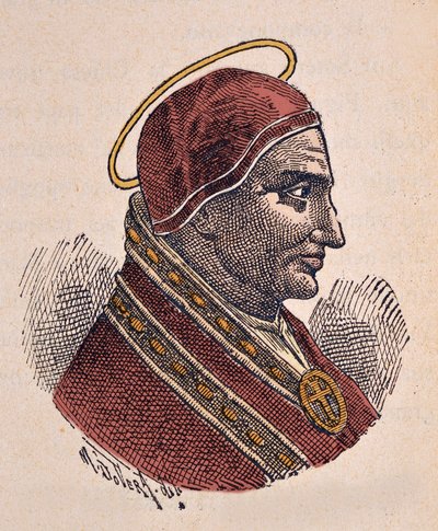 Soter pápa portréja (Sotero vagy Soterius) (kb. 166-175) alkotó: Italian School