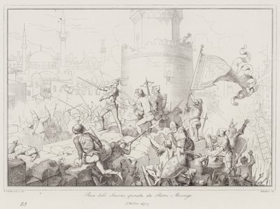Smyrna bevétele, amelyet Pietro Mocenigo működtet alkotó: Italian School