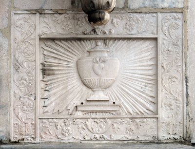 A Szent Grál ábrázolása a milánói dómban (Duomo di Milano) alkotó: Italian School