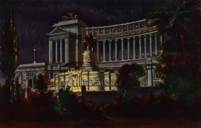 Róma: II. Viktor Emánuel emlékműve (színes litográfia) alkotó: Italian School