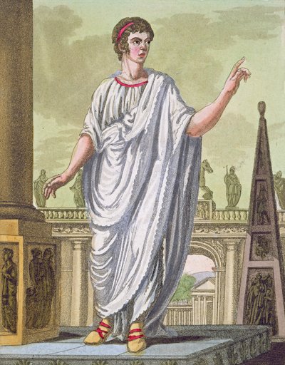 Római polgár munkavállalást igénylő LANtica Romából, 1825 alkotó: Italian School
