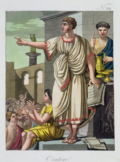 Római szónok, LANtica Roma, 1825 alkotó: Italian School
