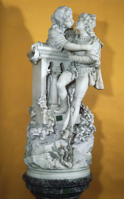Rómeó és Júlia (márvány) alkotó: Italian School