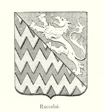 Ruccelai (metszet) alkotó: Italian School