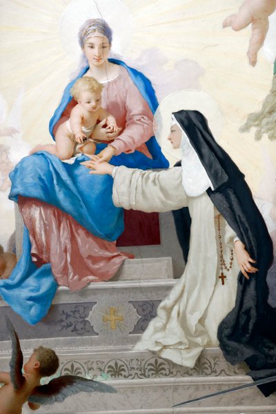 Saint Catarina templom (Santa Caterina templom). Szent Katarina és Szűz és Gyermek. Varazze. Olaszország. alkotó: Italian School