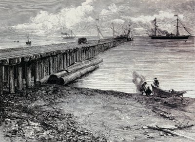 San Leon-i bánya, beszállófedélzeti érc Maddalena, Gravírozás, Szardínia, Olaszország alkotó: Italian School