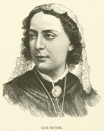 Sara Nathan (metszet) alkotó: Italian School