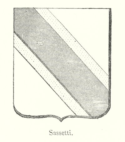 Sassetti (metszet) alkotó: Italian School
