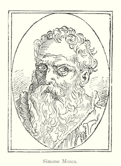 Simone Mosca (metszet) alkotó: Italian School