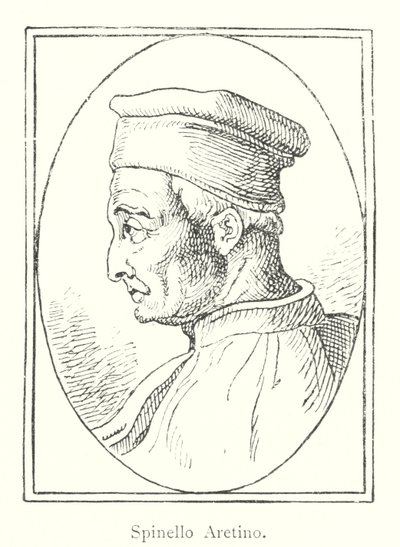 Spinello Aretino (metszet) alkotó: Italian School