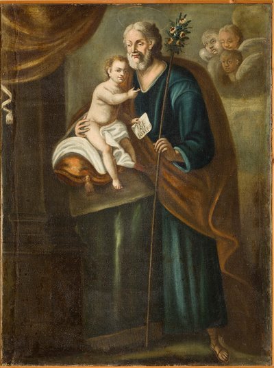 Szent József, 18. század első fele (olaj, vászon) alkotó: Italian School